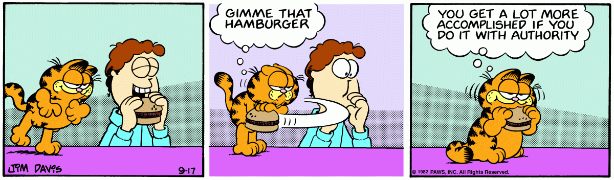 Garfield, September 17, 1982