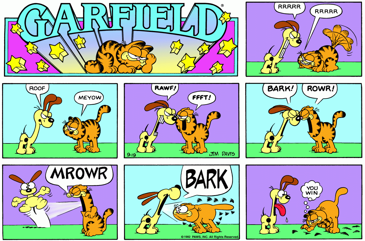 Garfield, September 19, 1982