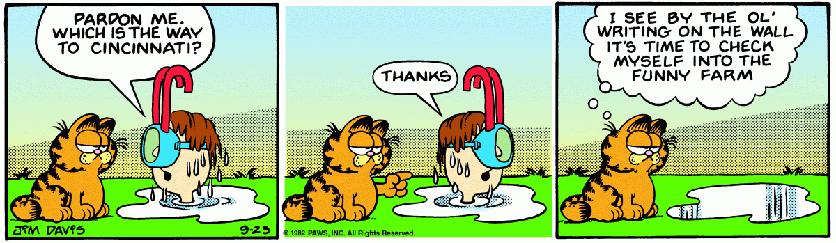Garfield, September 23, 1982