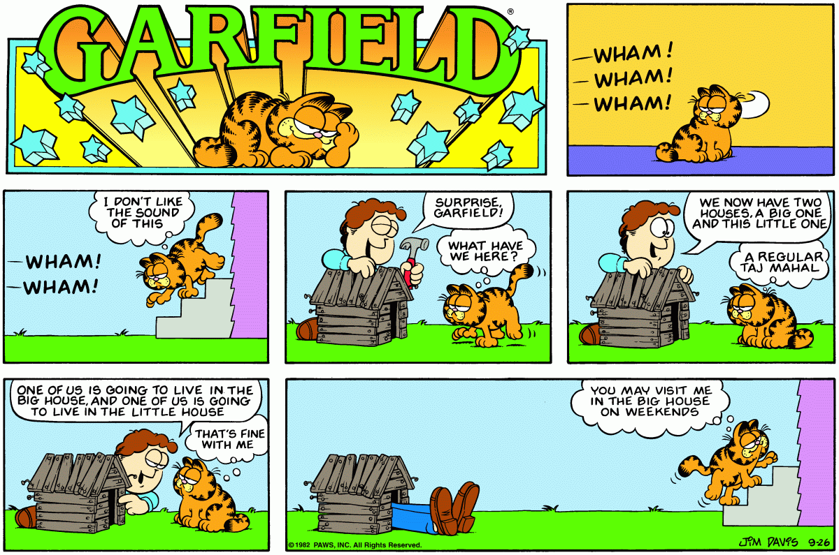 Garfield, September 26, 1982