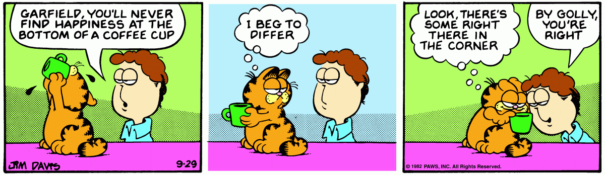 Garfield, September 29, 1982
