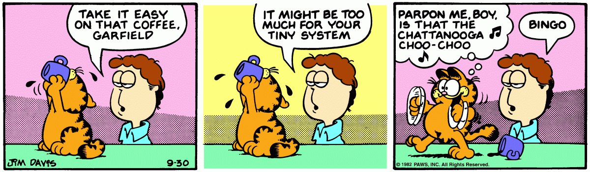 Garfield, September 30, 1982