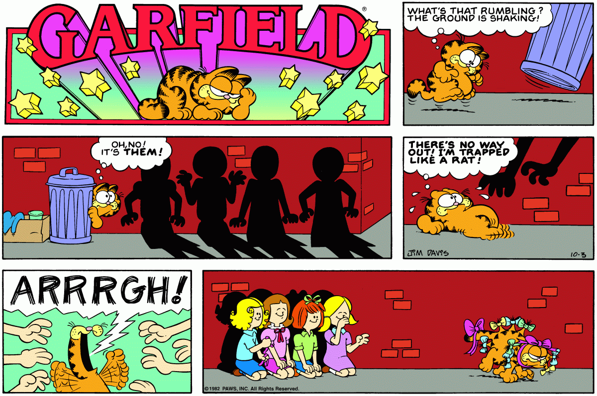 Garfield, October 3, 1982