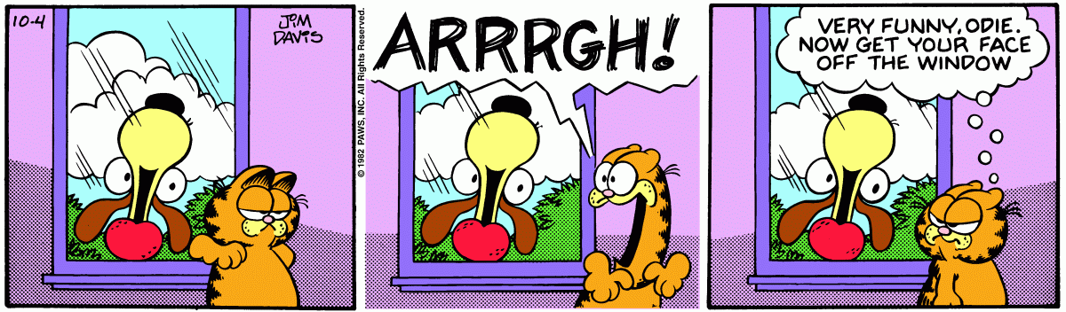 Garfield, October 4, 1982