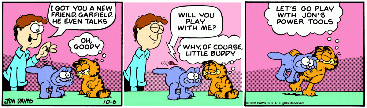 Garfield, October 6, 1982