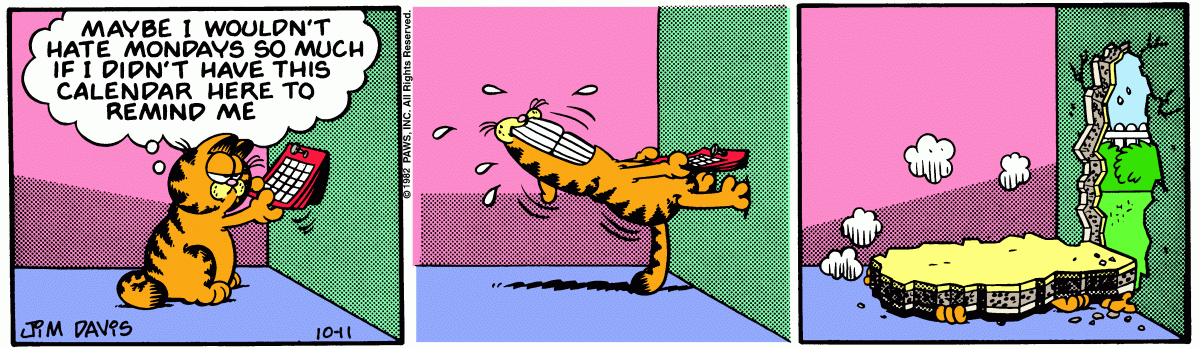 Garfield, October 11, 1982