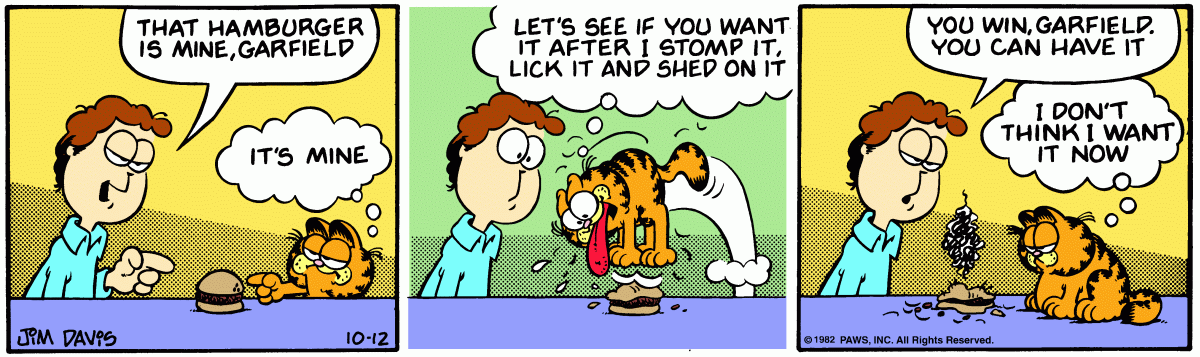 Garfield, October 12, 1982