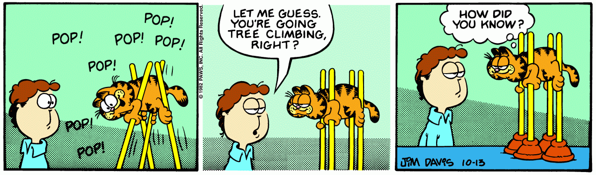 Garfield, October 13, 1982