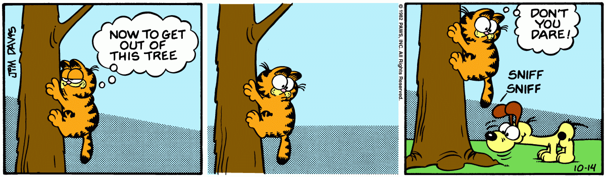 Garfield, October 14, 1982