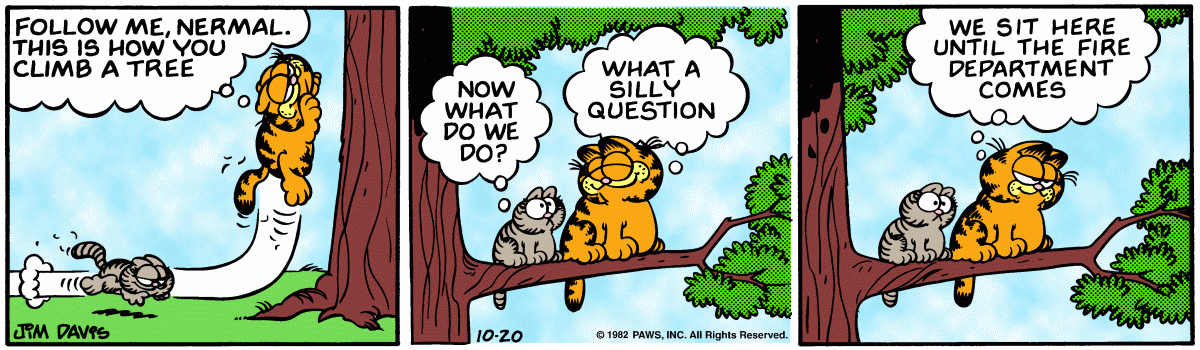 Garfield, October 20, 1982