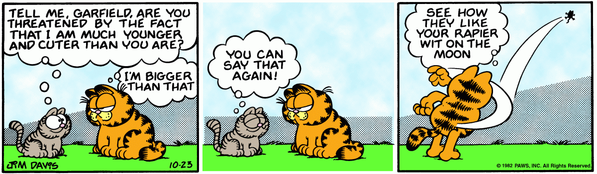 Garfield, October 23, 1982