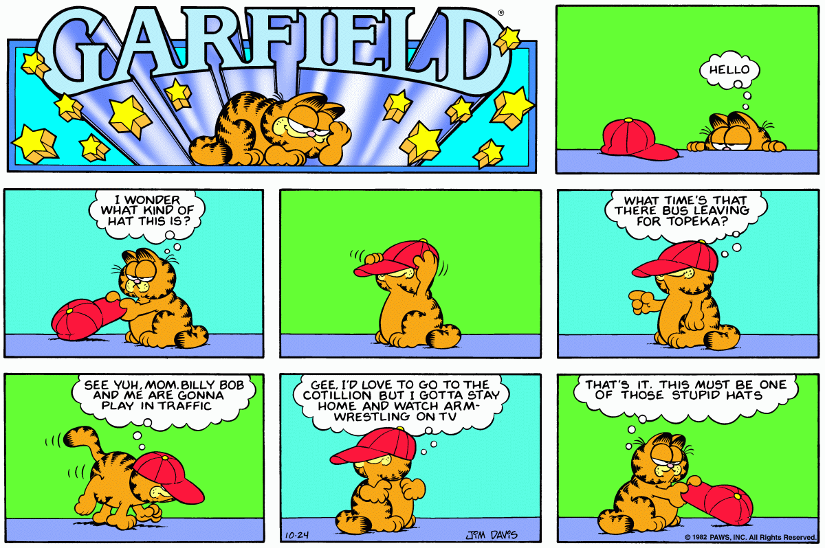 Garfield, October 24, 1982