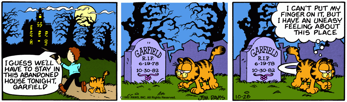 Garfield, October 28, 1982