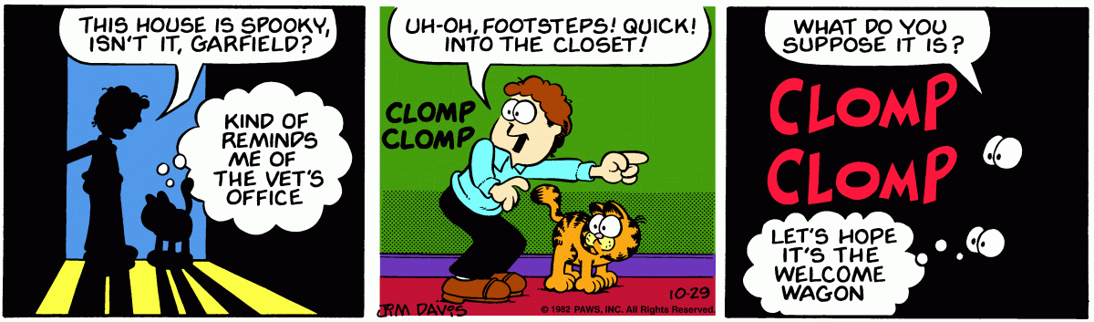 Garfield, October 29, 1982