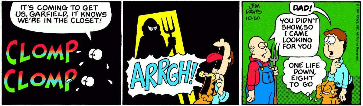 Garfield, October 30, 1982