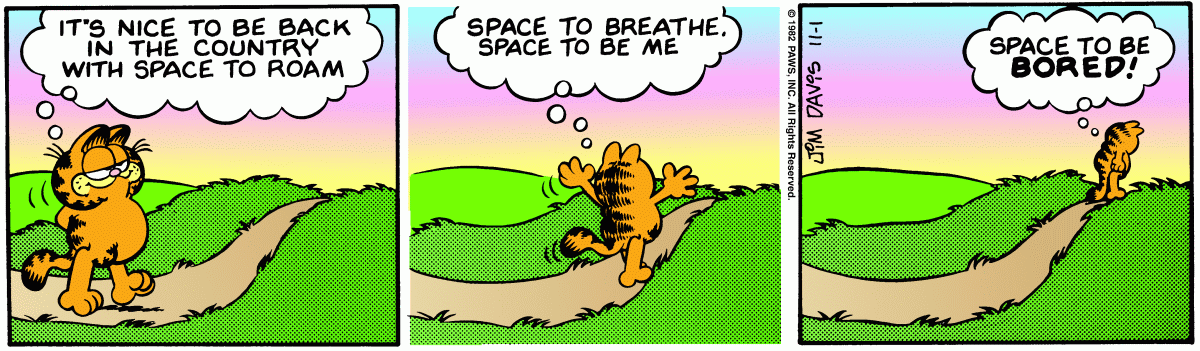Garfield, November 1, 1982