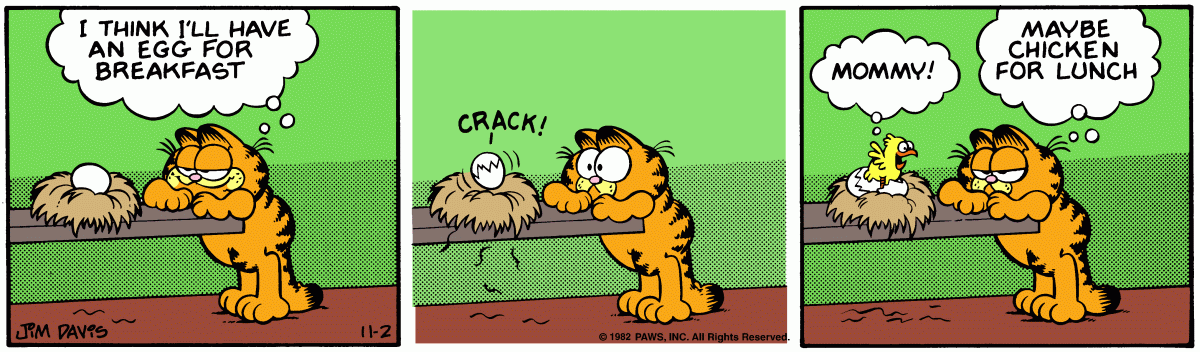 Garfield, November 2, 1982