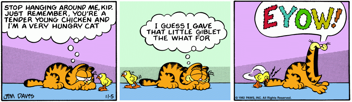 Garfield, November 5, 1982