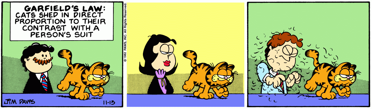 Garfield, November 13, 1982