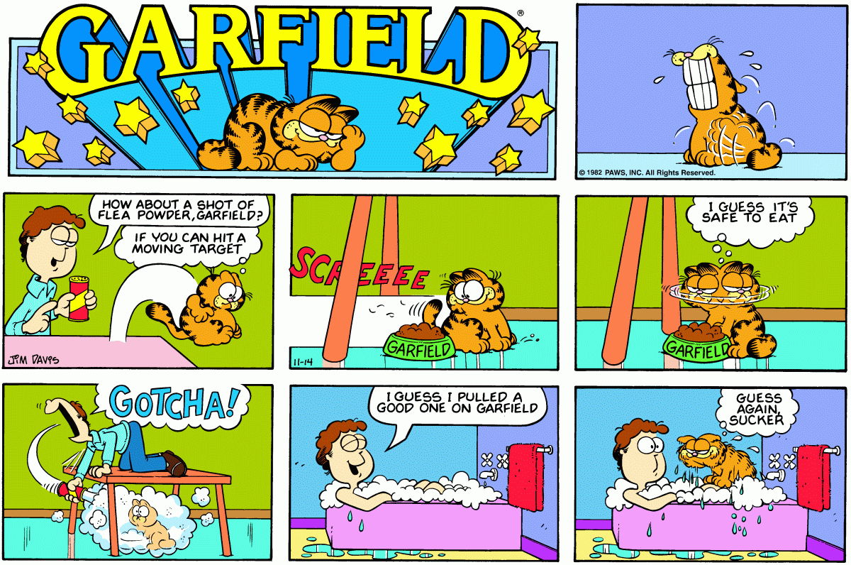 Garfield, November 14, 1982