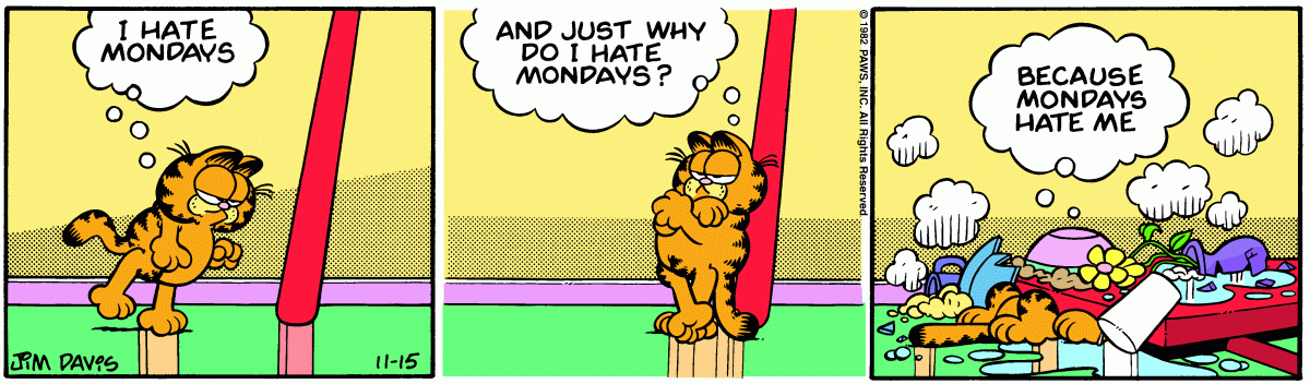 Garfield, November 15, 1982