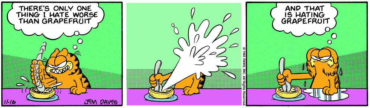 Garfield, November 16, 1982
