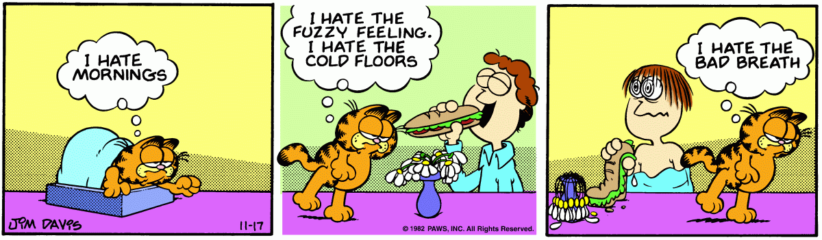 Garfield, November 17, 1982