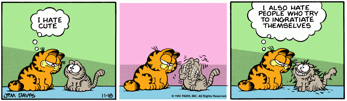 Garfield, November 18, 1982