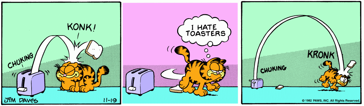 Garfield, November 19, 1982