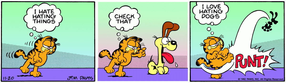 Garfield, November 20, 1982