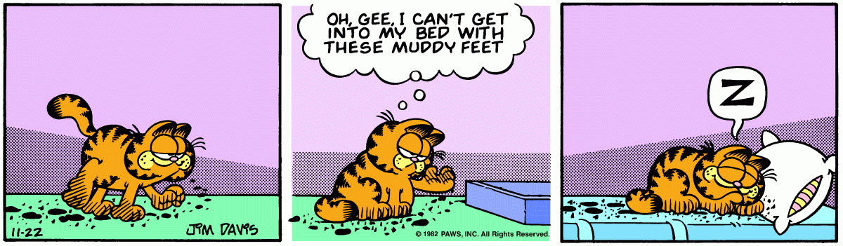 Garfield, November 22, 1982