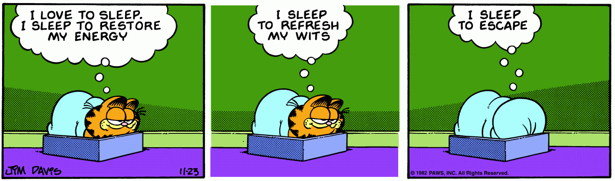 Garfield, November 23, 1982