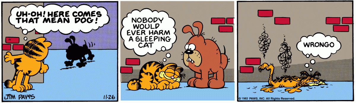 Garfield, November 26, 1982
