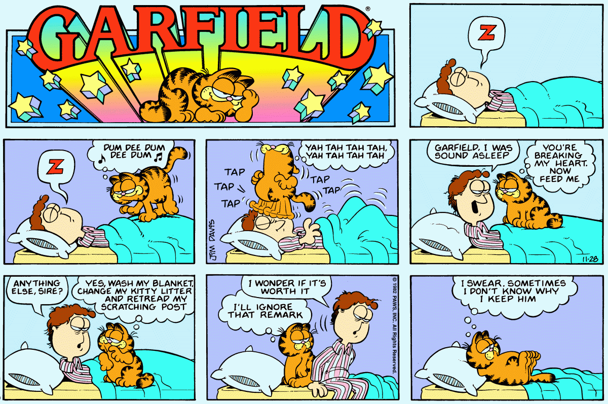 Garfield, November 28, 1982