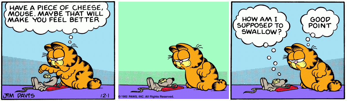 Garfield, December 1, 1982