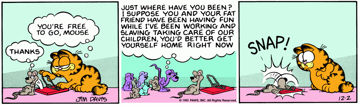 Garfield, December 2, 1982