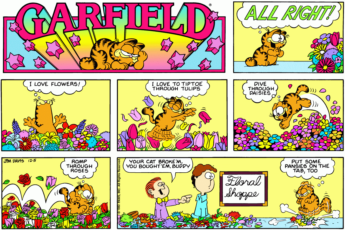 Garfield, December 5, 1982