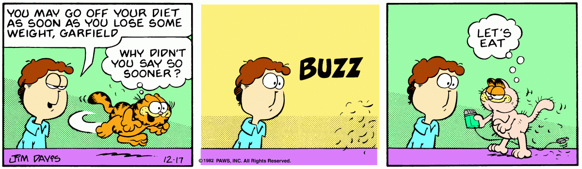 Garfield, December 17, 1982