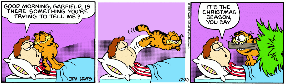 Garfield, December 20, 1982