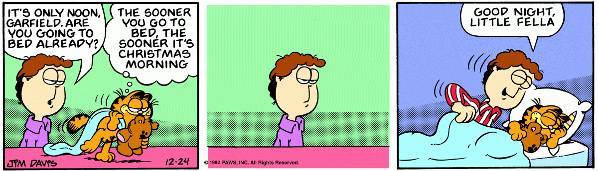 Garfield, December 24, 1982