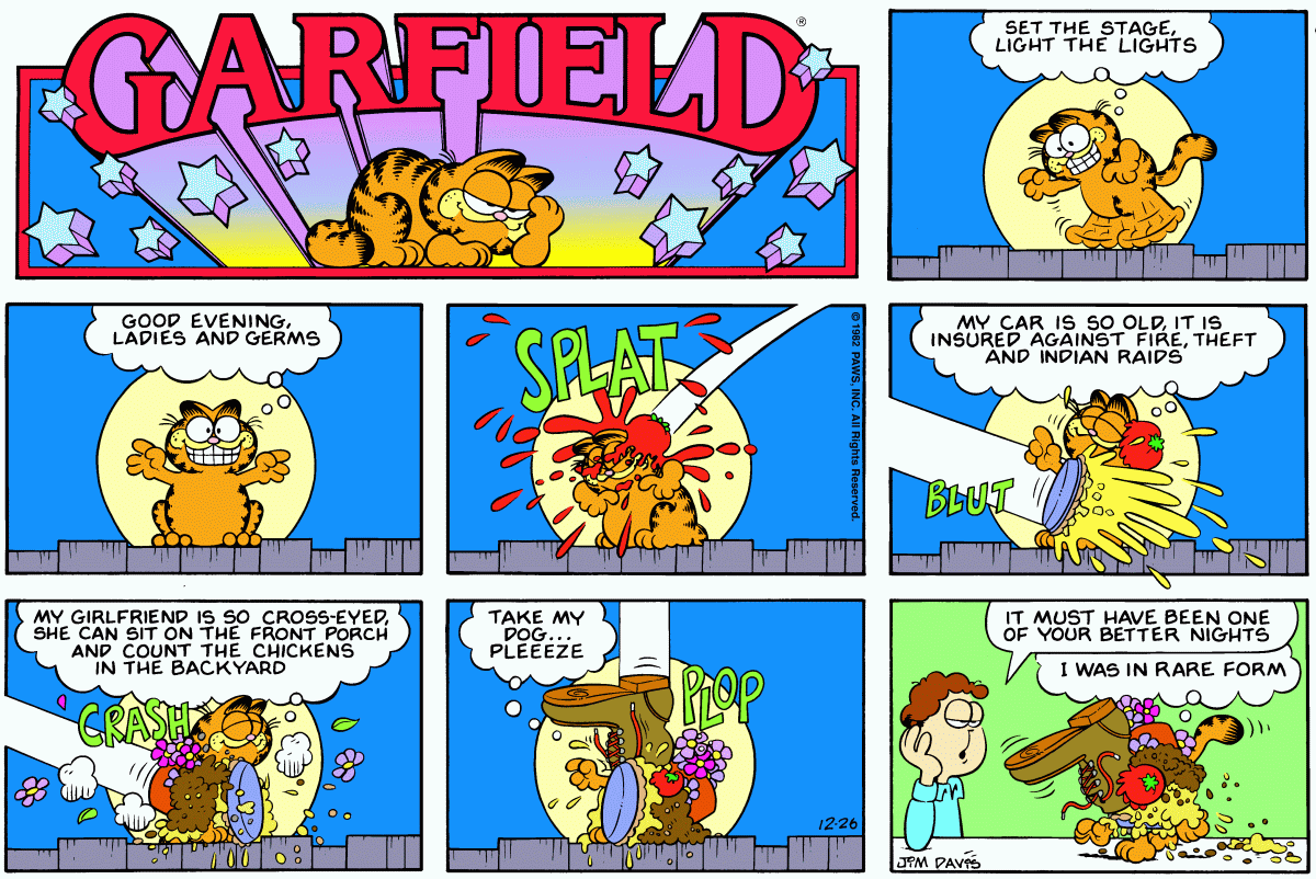Garfield, December 26, 1982