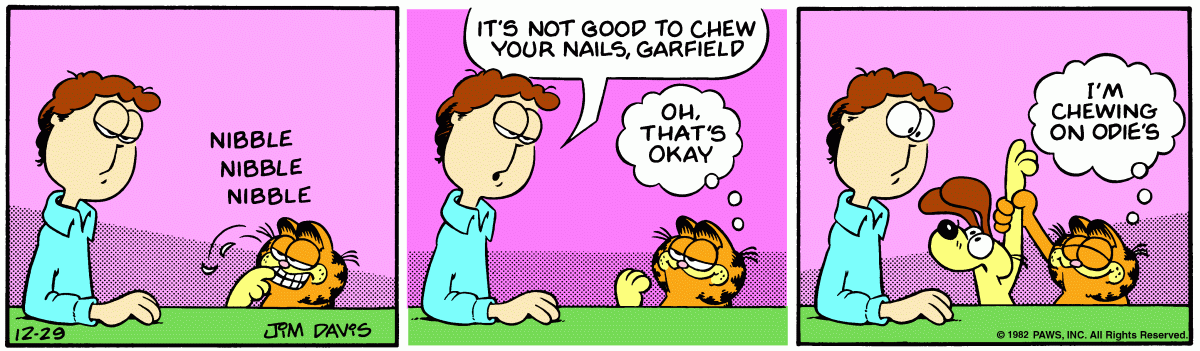 Garfield, December 29, 1982