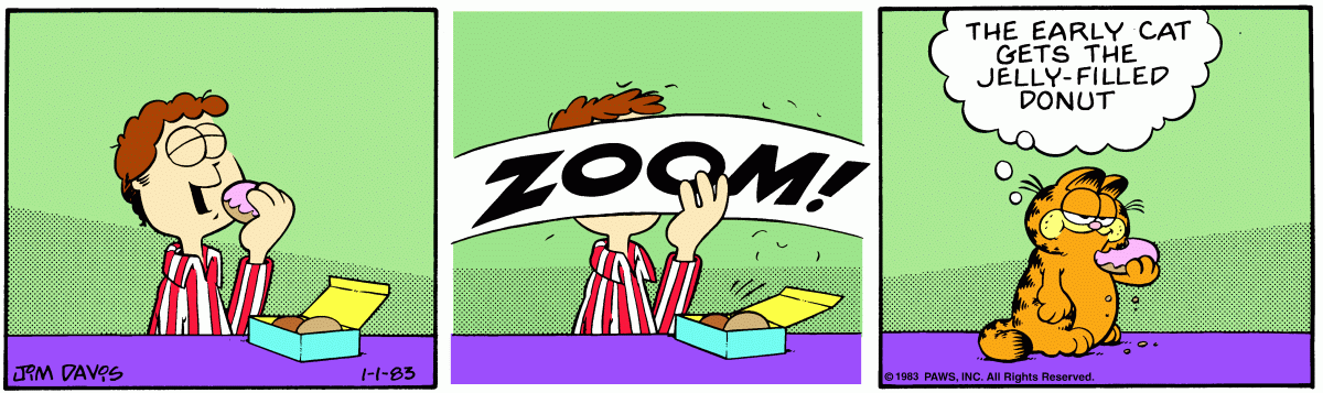 Garfield, January 1, 1983
