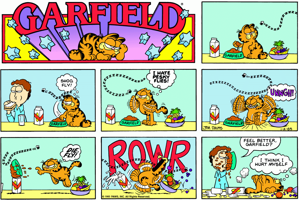 Garfield, January 2, 1983