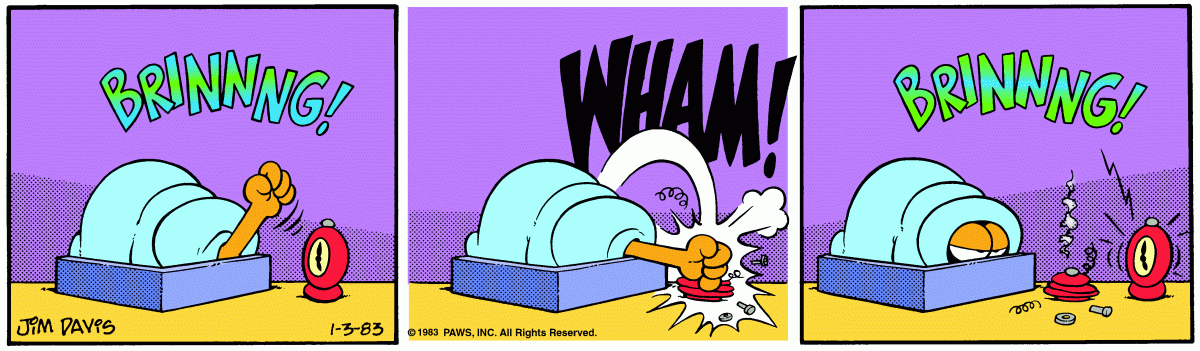 Garfield, January 3, 1983
