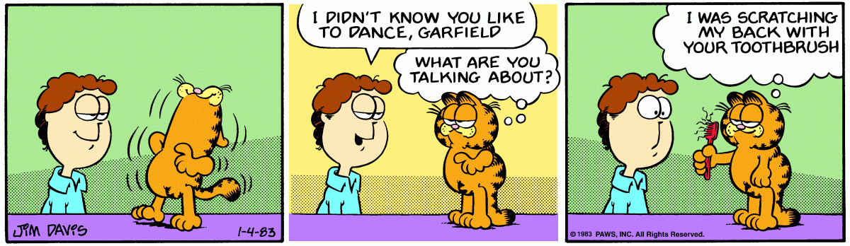Garfield, January 4, 1983