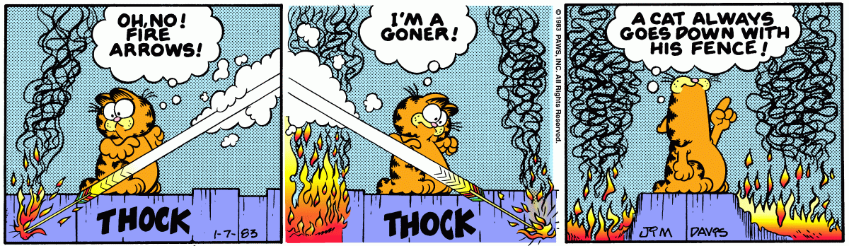 Garfield, January 7, 1983