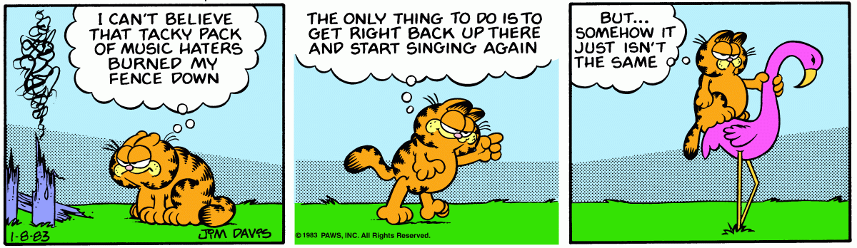 Garfield, January 8, 1983