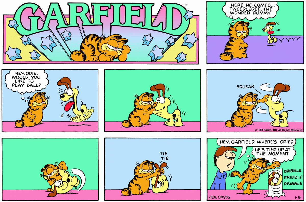 Garfield, January 9, 1983