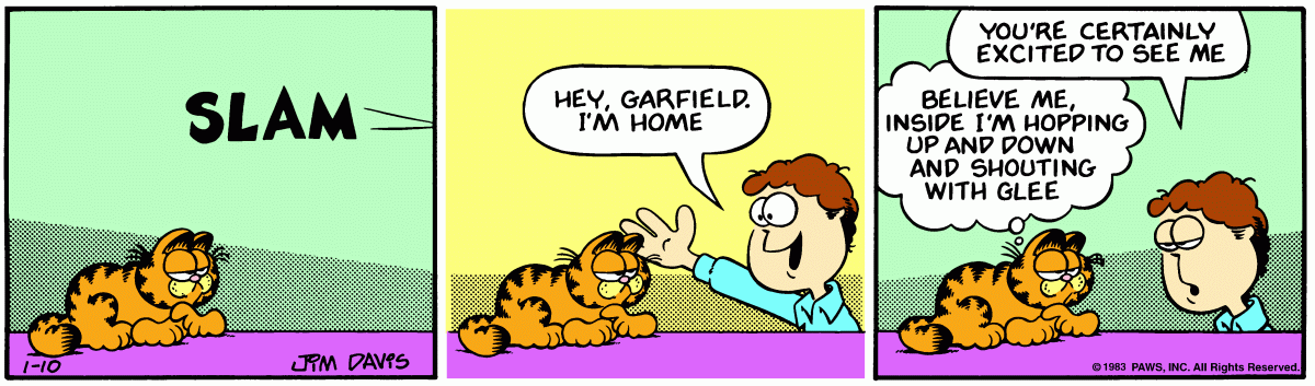 Garfield, January 10, 1983